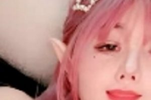 精灵耳朵网红美女给力道具放飞自我小东西猛捅百度盘