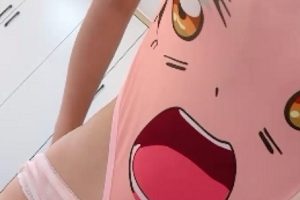 抖音乔乔妹妹呐喊不断24部18.4G黑框眼镜双马尾热舞