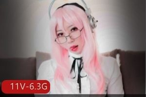 Money冷冷COS黑丝长腿浮力姬11V6.3G虎牙合集